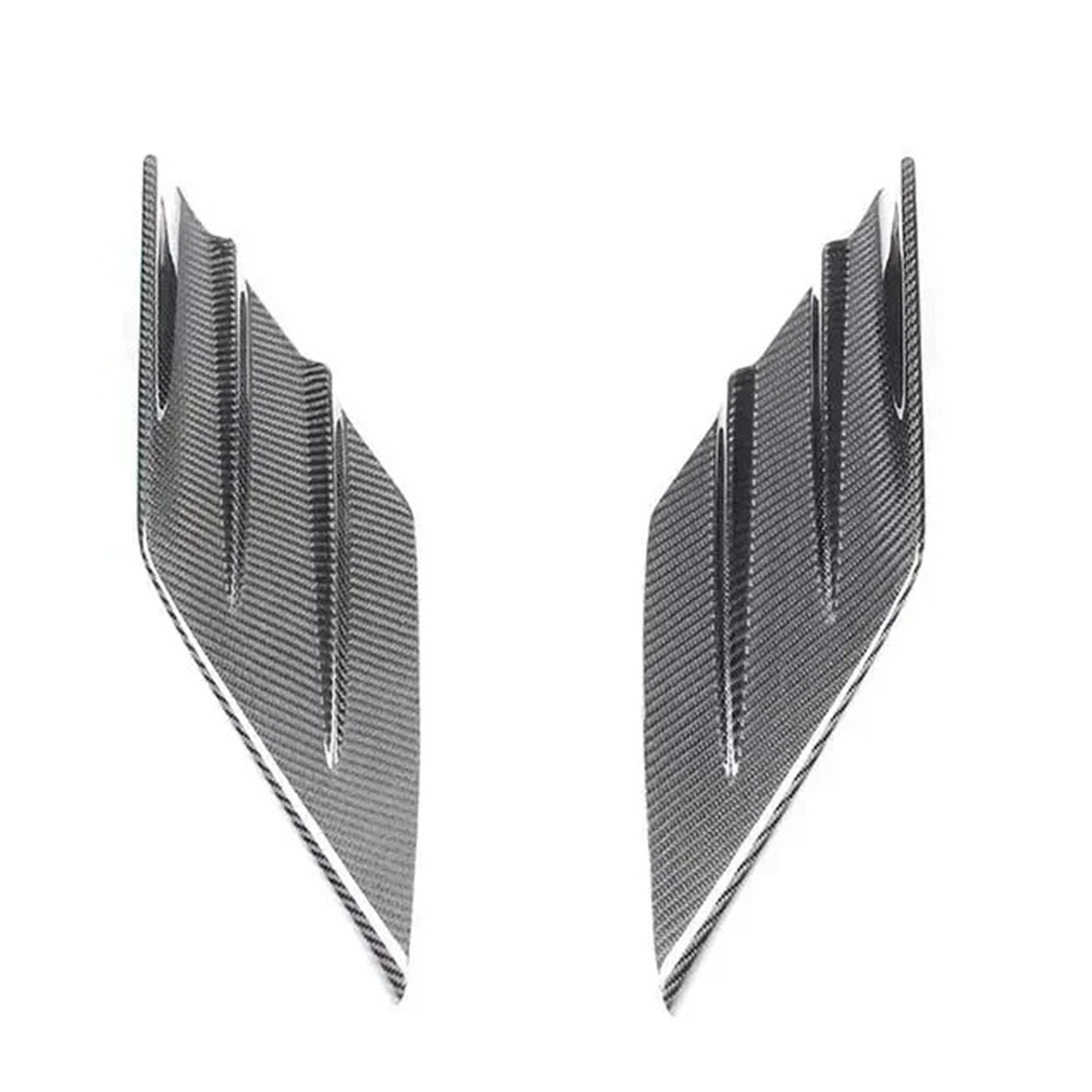 Dry Carbon Fiber Side Air Intake Trims for Ferrari F8 Tributo