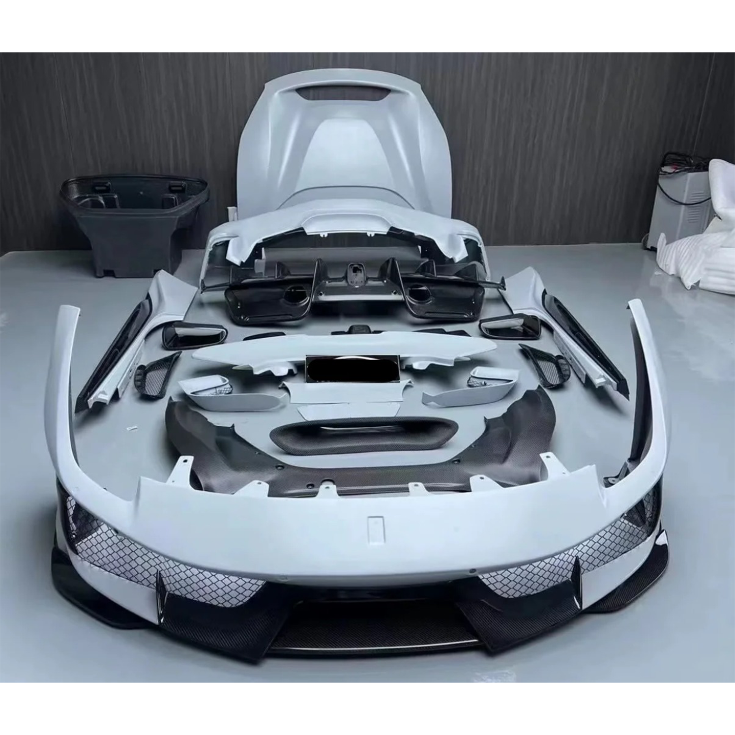 488 Pista Style Carbon Fiber Full Conversion Kit for Ferrari 488