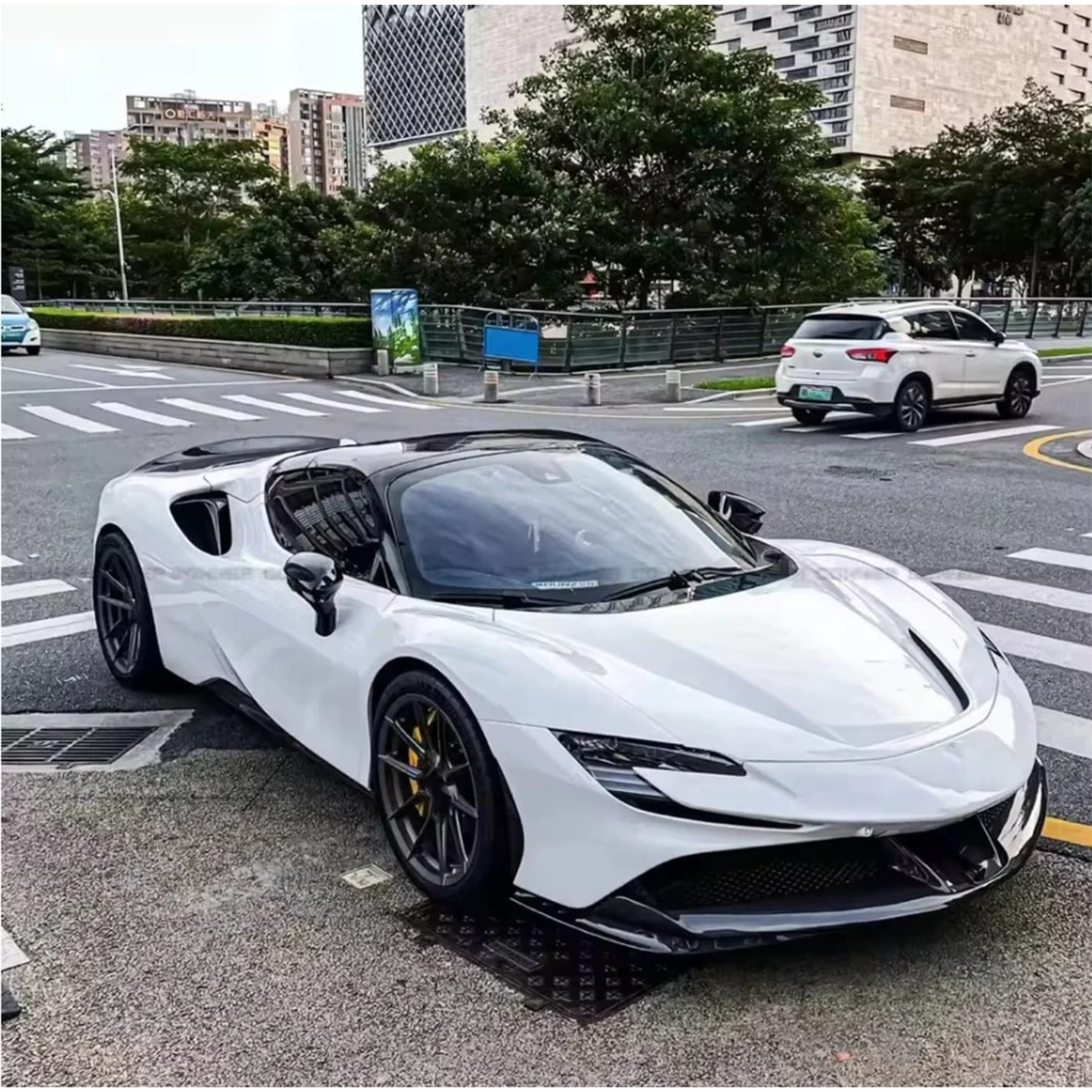 Prepreg Carbon Fiber OEM Style Aero Body Kit for Ferrari SF90