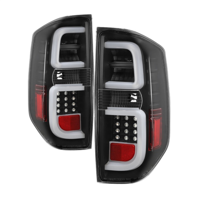 FR SPORT Spyder Toyota Tundra 2014-2016 Light Bar LED Tail Lights All Black ALT-YD-TTU14-LED-BKV2...