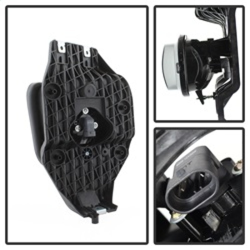 FR SPORT Spyder Ford F250 F350 F450 F550 XLT 2011-2016 OEM Style Fog Lights W/Switch Smoke...