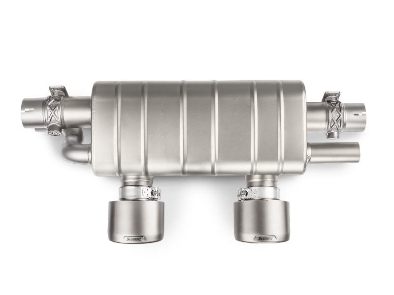 FR SPORT Akrapovic 16-17 Porsche 911 Carrera S/4/4S/GTS (991.2) Slip-On Line (Titanium) w/...