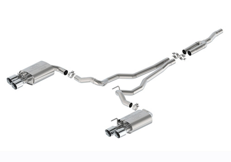 Ford Racing 2024 Mustang 2.3L Sport Active Cat-Back Exhaust - Chrome Tip M-5200-M2SC