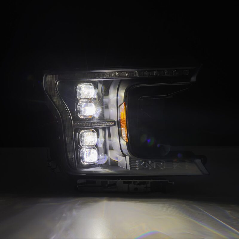 FR SPORT AlphaRex 18-20 Ford F-150 NOVA LED Proj Headlight  Blk (14th Gen G2 Style) 880248...