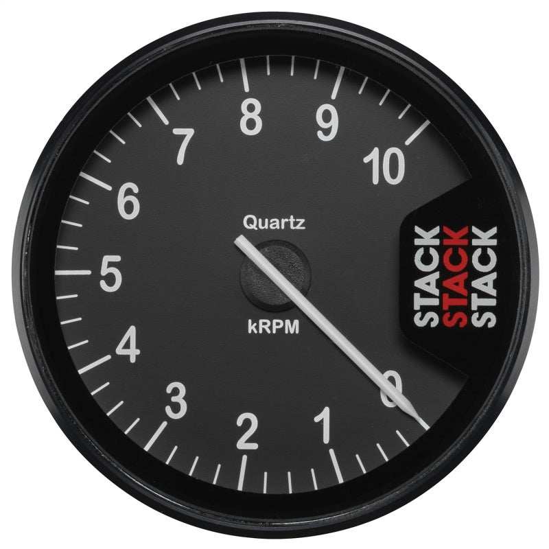 FR SPORT Autometer Stack Clubman Tachometer 80mm 0-10K RPM - Black ST200-010