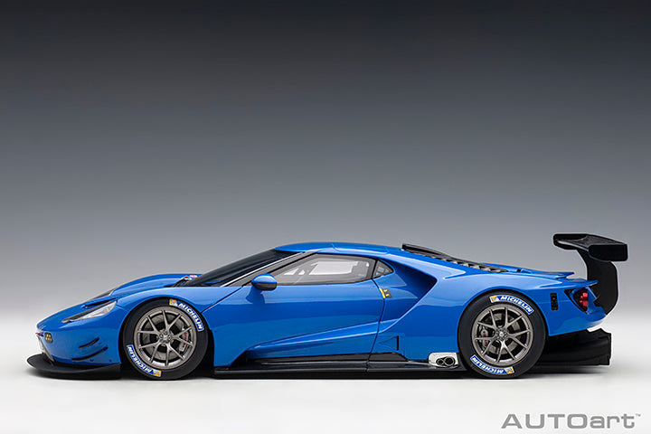 AUTOart 2017 Ford GT Le Mans Plain Color Version Lightning Blue 1:18