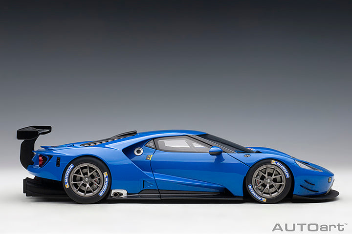AUTOart 2017 Ford GT Le Mans Plain Color Version Lightning Blue 1:18