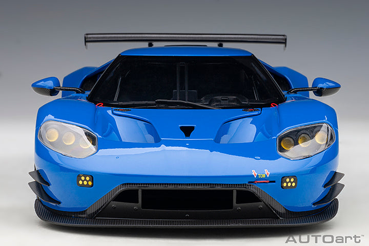AUTOart 2017 Ford GT Le Mans Plain Color Version Lightning Blue 1:18