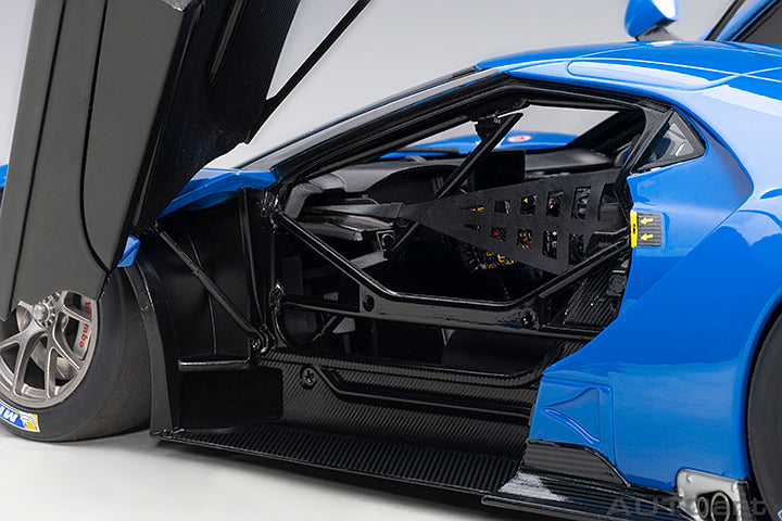 AUTOart 2017 Ford GT Le Mans Plain Color Version Lightning Blue 1:18