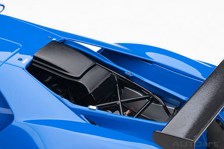 AUTOart 2017 Ford GT Le Mans Plain Color Version Lightning Blue 1:18