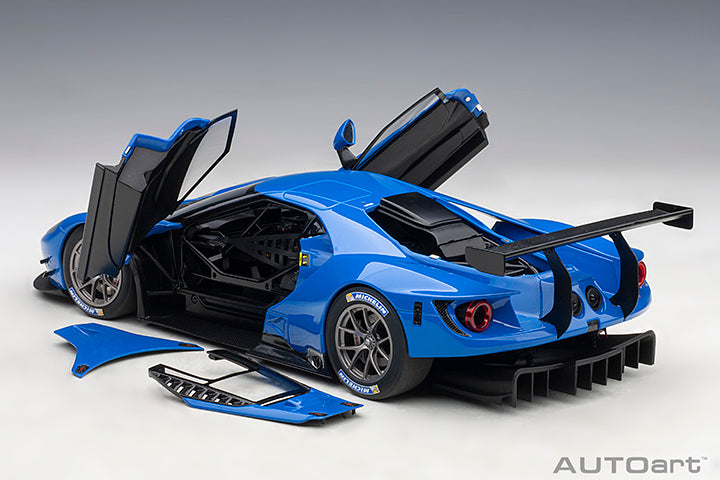 AUTOart 2017 Ford GT Le Mans Plain Color Version Lightning Blue 1:18