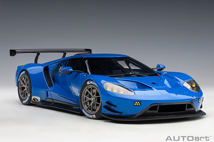 AUTOart 2017 Ford GT Le Mans Plain Color Version Lightning Blue 1:18