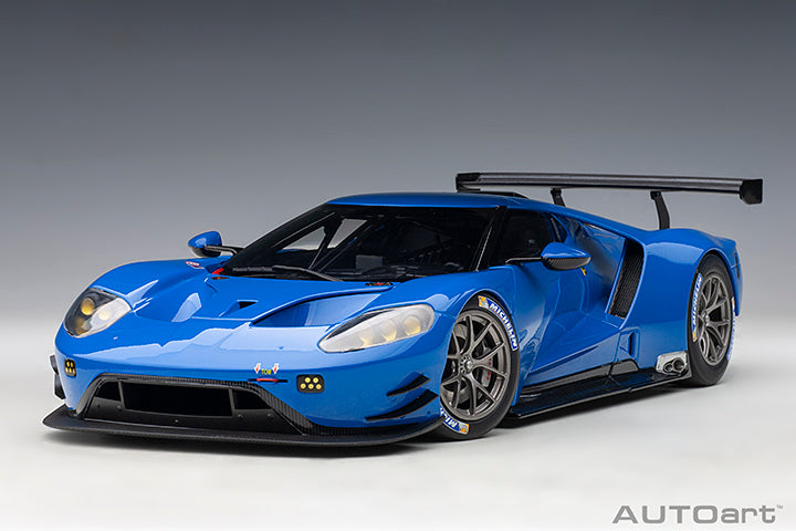 AUTOart 2017 Ford GT Le Mans Plain Color Version Lightning Blue 1:18