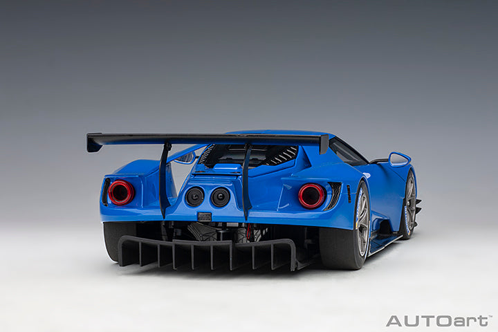 AUTOart 2017 Ford GT Le Mans Plain Color Version Lightning Blue 1:18