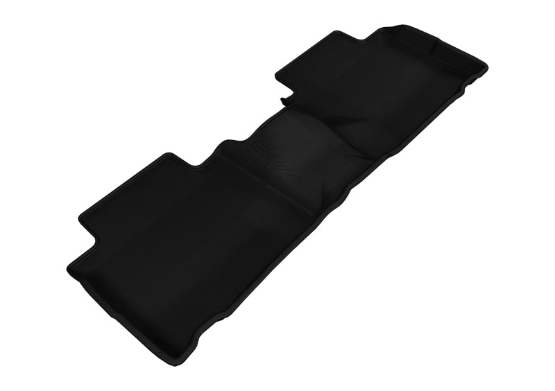 3D MAXpider 2014-2020 Nissan Rogue Kagu 2nd Row Floormats - Black L1NS06821509