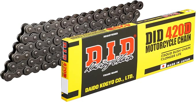 D.I.D 420D-124RB S&S Motorcycle Chain with Clip Joint