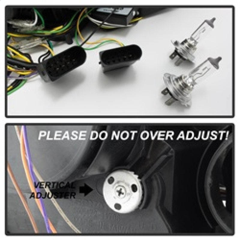 FR SPORT Spyder Mercedes W221 S Class 07-09 Headlights - HID Model Only - Chrome...