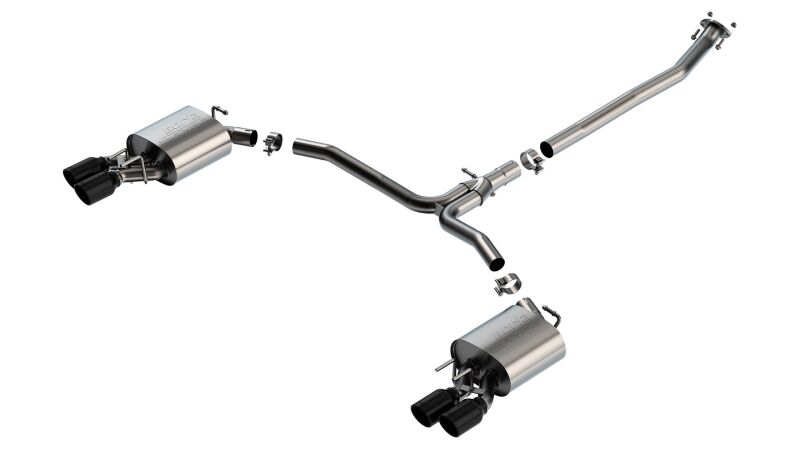 FR SPORT Borla 18-22 Toyota Camry XSE 2.5L i4 AT/MT FWD / 4DR S-TYPE Cat Back Exhaust (Black...