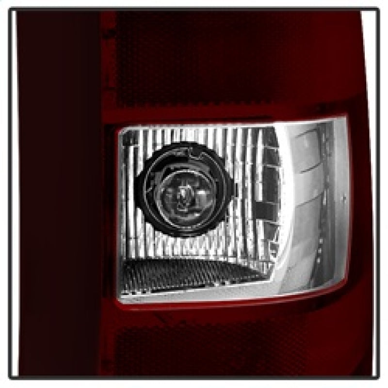 SPYDER Xtune GMC Sierra 07-13 OEM Tail Lights Dark Red ALT-JH-CSIL07-OE-RSM 9033100