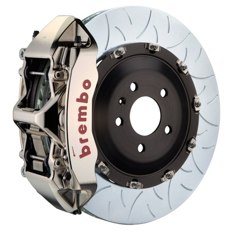 Brembo 06-10 M5/06-10 M6 Front GTR BBK 6 Piston Billet 405x34 2pc Rotor Slotted Type3- Nickel 1N3.9504AR
