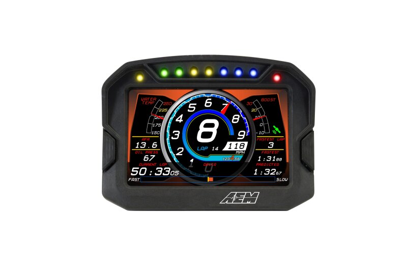 AEM CD-5G Carbon Digital Dash Display w/ Interal 10Hz GPS & Antenna