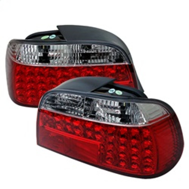 FR SPORT Spyder BMW E38 7-Series 95-01 LED Tail Lights Red Clear ALT-YD-BE3895-LED-RC 5000620 -...