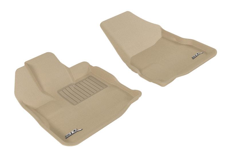 3D MAXpider 2010-2017 Chevrolet/GMC Equinox/Terrain Kagu 1st Row Floormat - Tan L1CH01411502