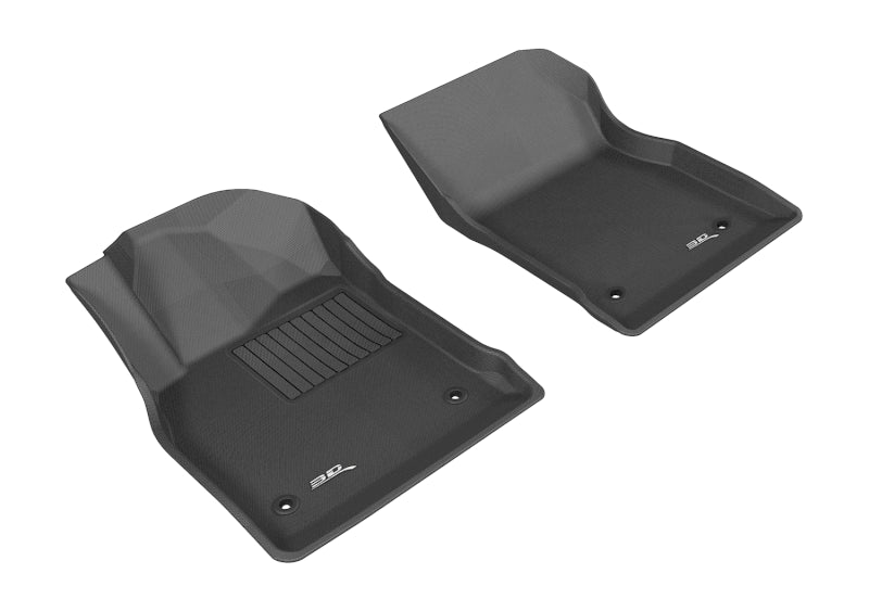 3D MAXpider 2011-2015 Chevrolet Cruze/Cruze Limited Kagu 1st Row Floormat - Black L1CH04411509