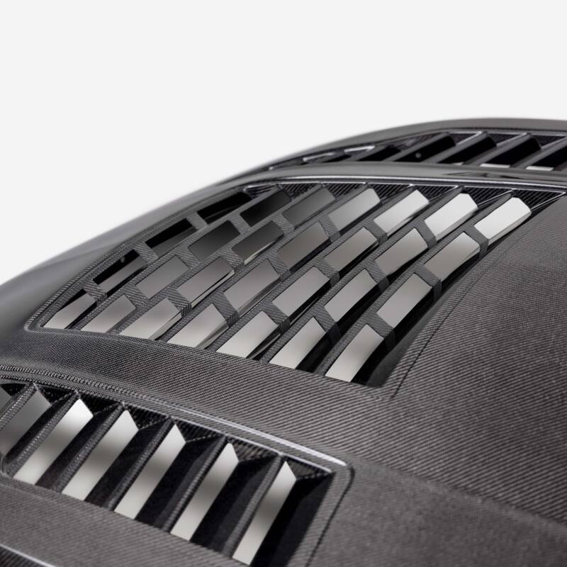Anderson Composites 2024 Ford Mustang Type-GT4 Double-Sided Carbon Fiber Hood AC-HD24FDMU-GT4-DS