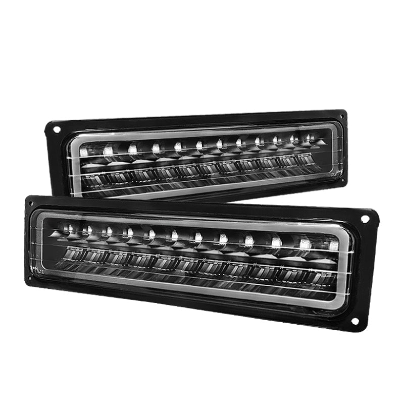 FR SPORT SPYDER Xtune Chevy C10 88-98 LED Bumper Lights Black CPL-CCK94-LED-BK 5022165