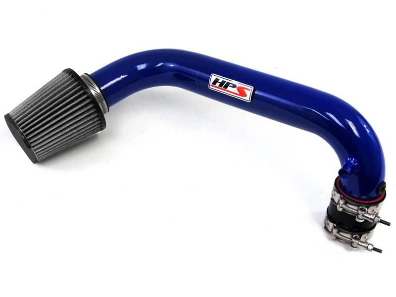 HPS Shortram Air Intake Kit 2001-2005 Honda Civic DX EX LX VI 1.7L, Blue