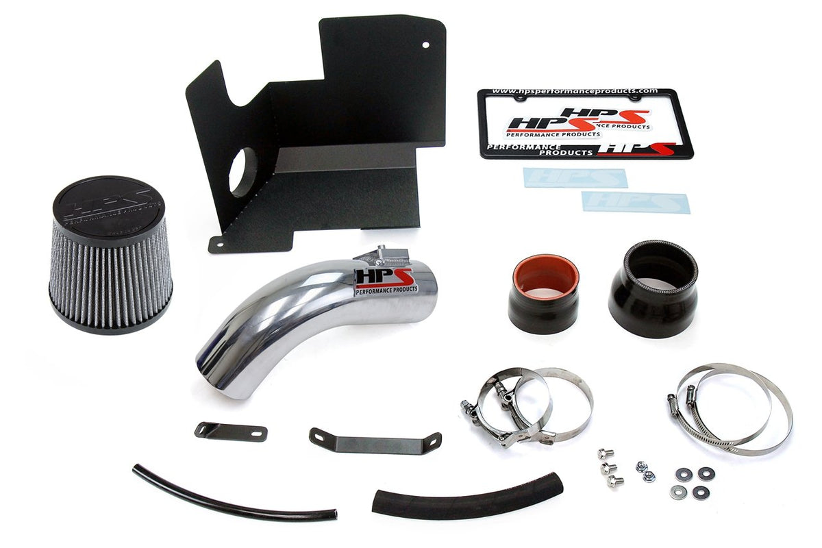 FR SPORT HPS Shortram Air Intake Kit 2012-2015 Honda Civic Si 2.4L, Includes Heat Shield, Polish...