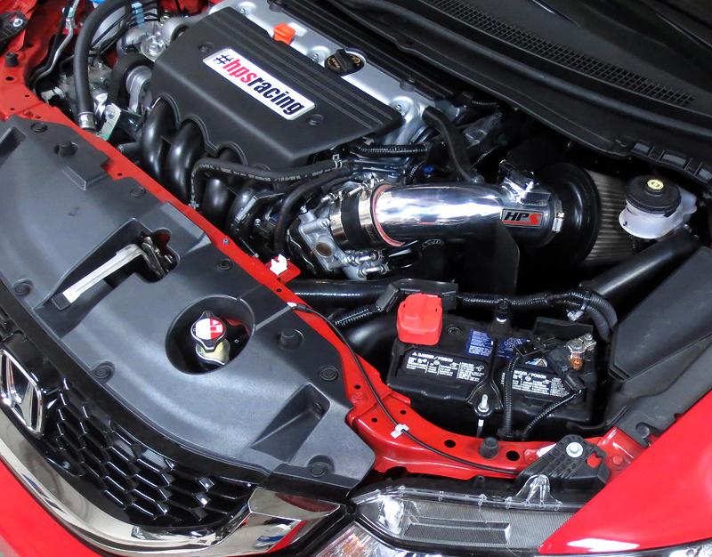 FR SPORT HPS Shortram Air Intake Kit 2012-2015 Honda Civic Si 2.4L, Includes Heat Shield, Polish...