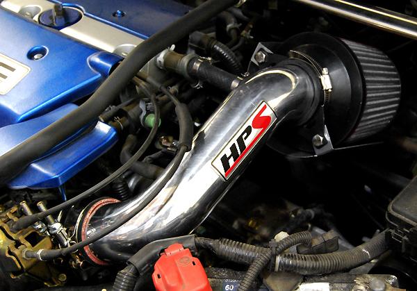 HPS Shortram Air Intake Kit 2002-2004 Honda CR-V 2.4L, Includes Heat Shield, Red