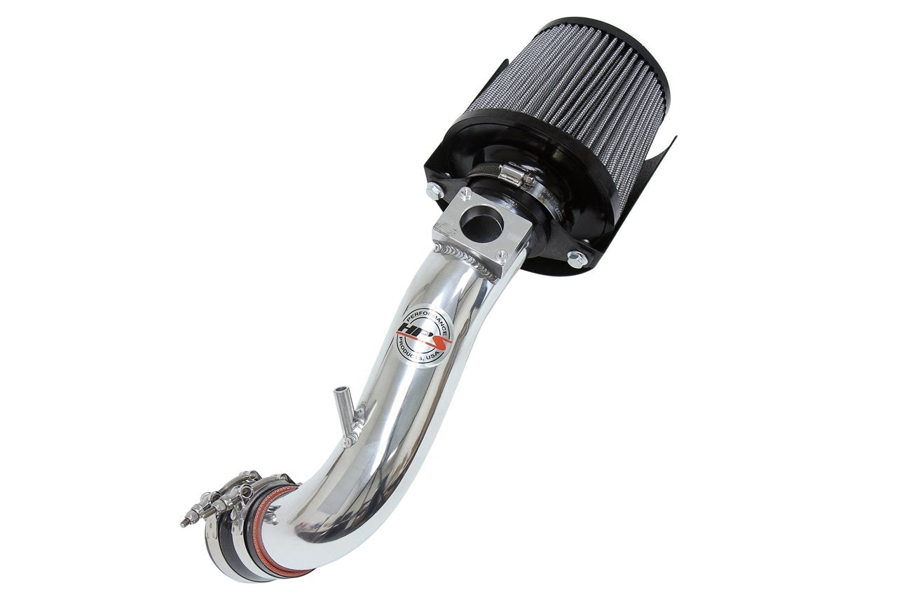 HPS Performance HPS Shortram Air Intake Kit 2008-2014 Mitsubishi Lancer 2.0L / 2.4L NonTurbo, Includes Heat Shield, 827-162