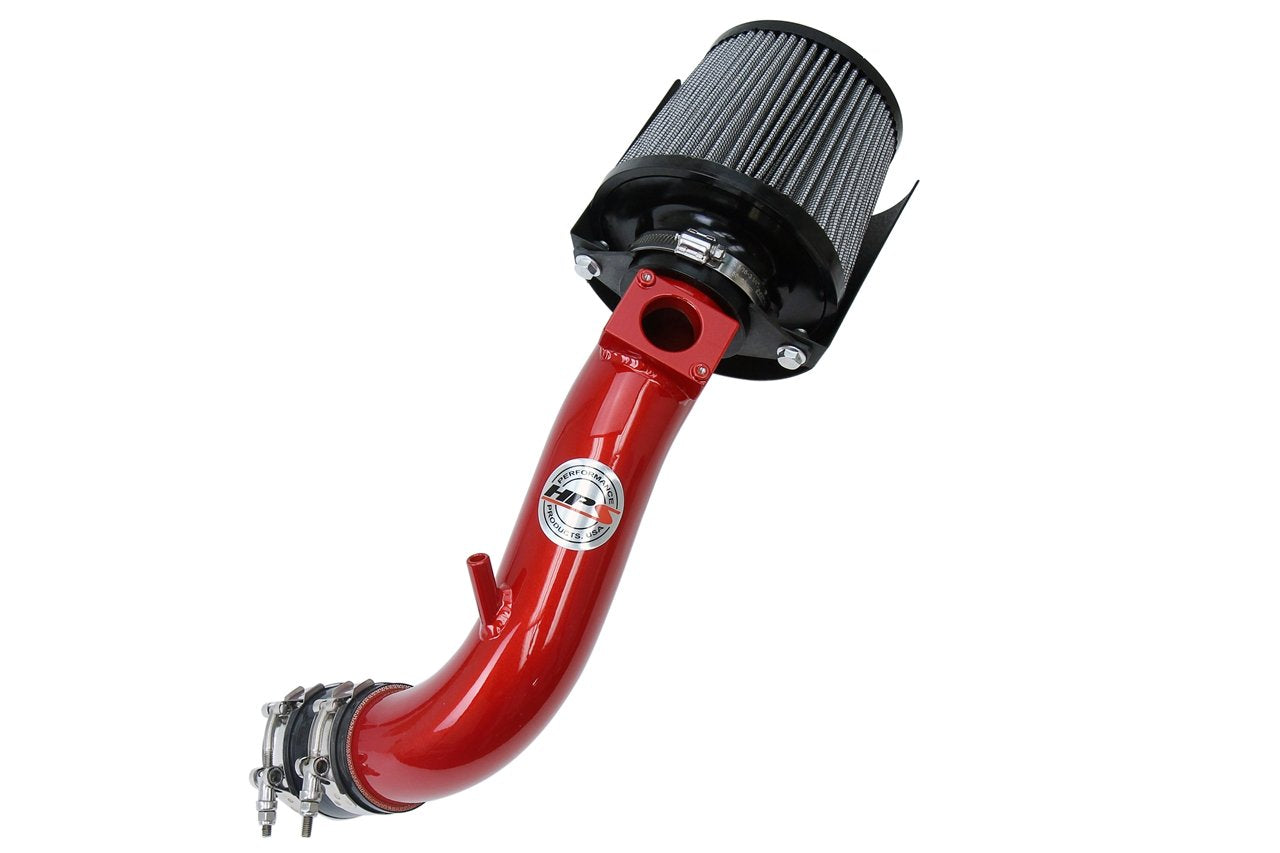 HPS Performance HPS Shortram Air Intake Kit 2008-2014 Mitsubishi Lancer 2.0L / 2.4L NonTurbo, Includes Heat Shield, 827-162