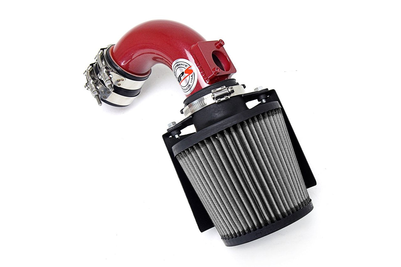 HPS Shortram Air Intake Kit 2006-2007 Mazda Mazda5 2.3L Non Turbo, Includes Heat Shield, Red