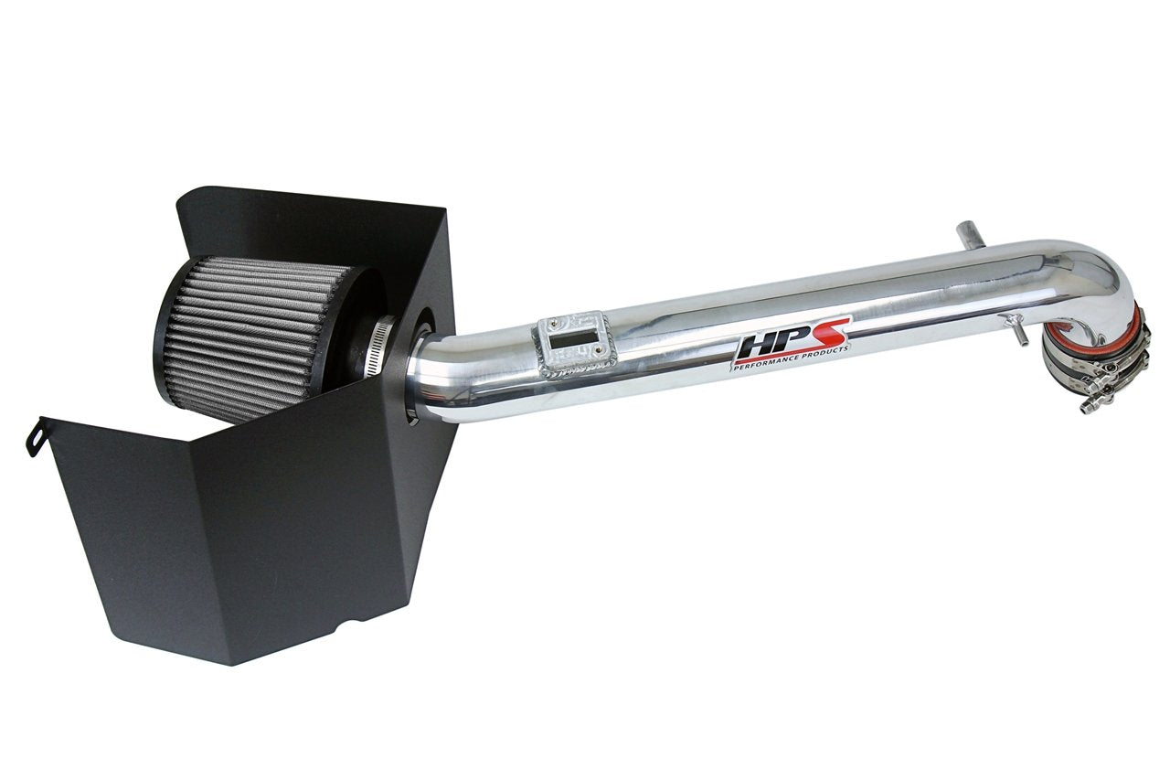 HPS Performance HPS Shortram Air Intake Kit 2005-2015 Toyota Tacoma Pickup 2.7L, Includes Heat Shield, 827-169