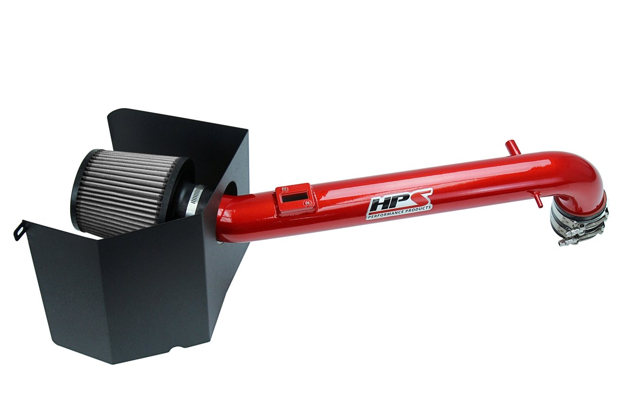 HPS Performance HPS Shortram Air Intake Kit 2005-2015 Toyota Tacoma Pickup 2.7L, Includes Heat Shield, 827-169