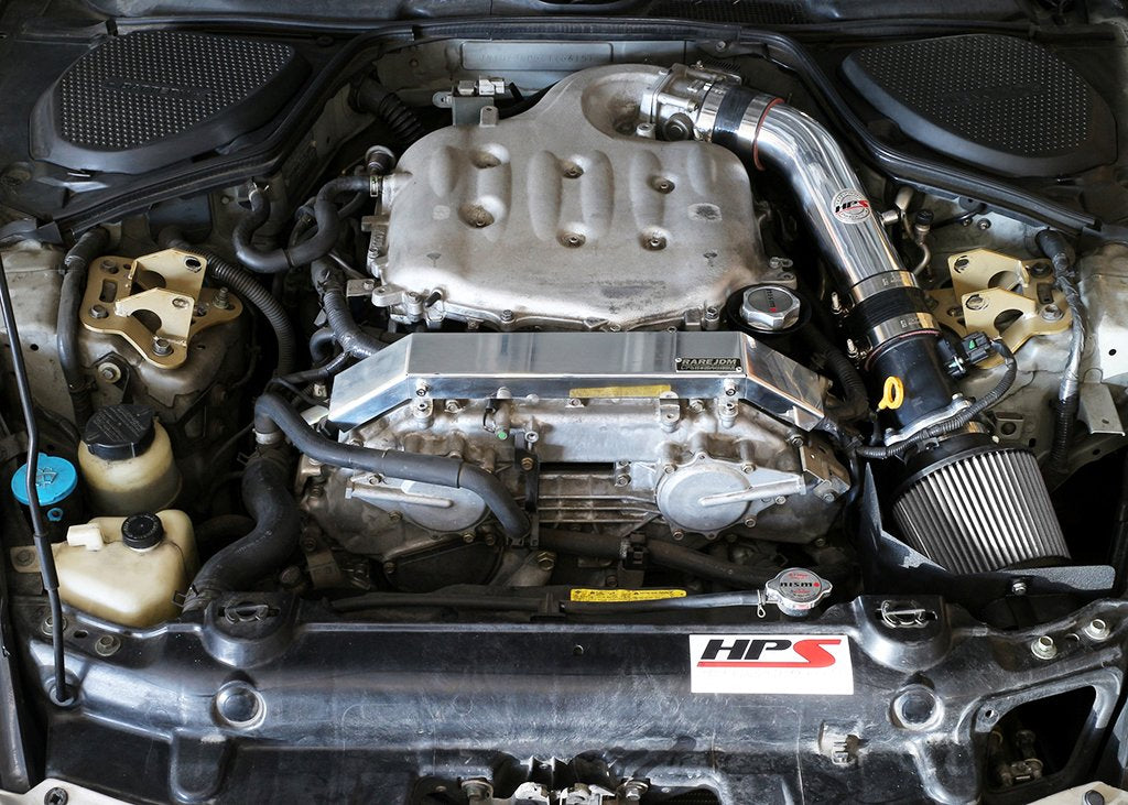 FR SPORT HPS Shortram Air Intake Kit 2003-2006 Nissan 350Z 3.5L V6, Includes Heat Shield, Polish...