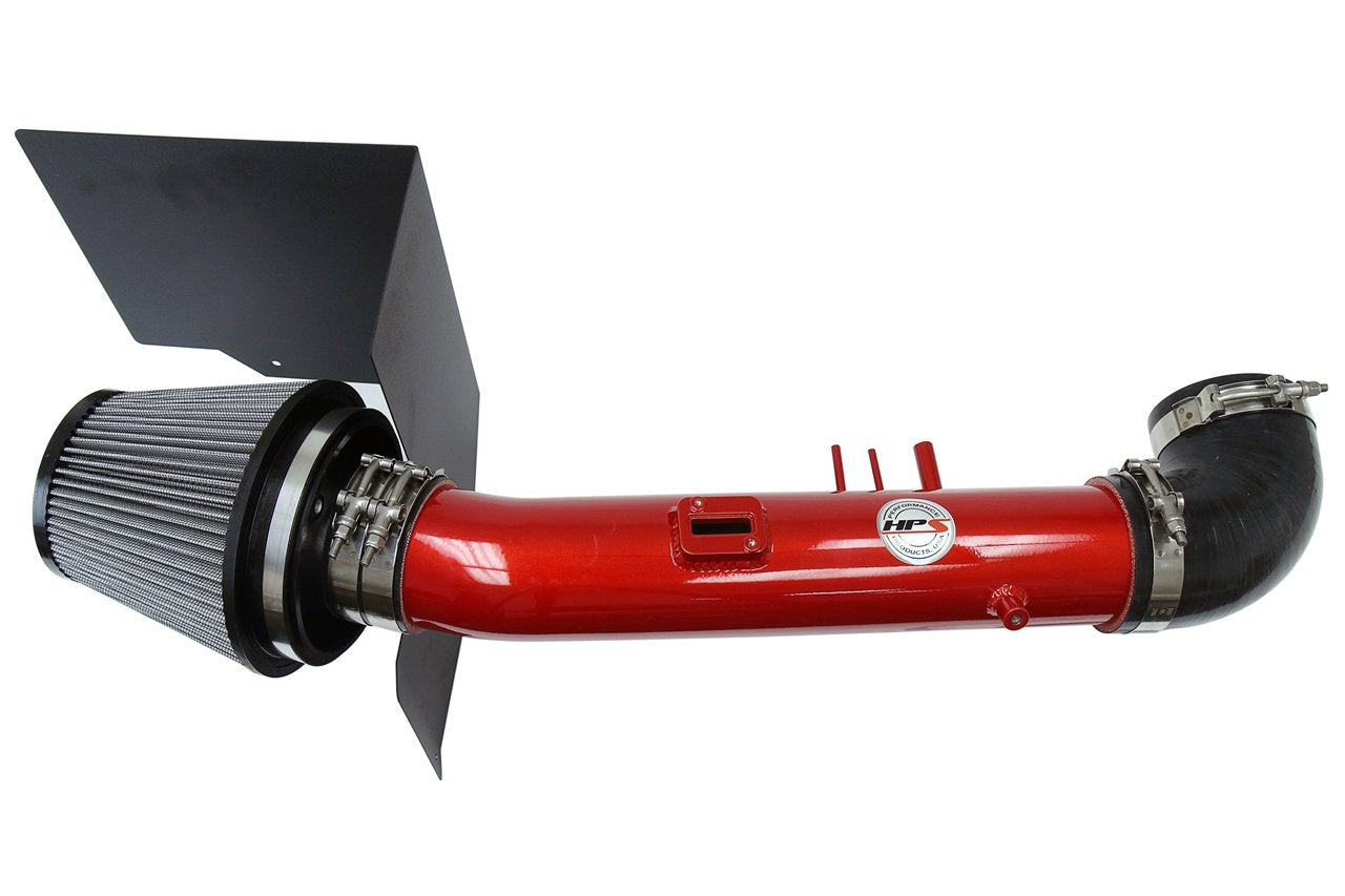 HPS Performance Products HPS Shortram Air Intake Kit 2005-2007 Toyota Sequoia 4.7L V8, Includes Heat Shield, 827-523