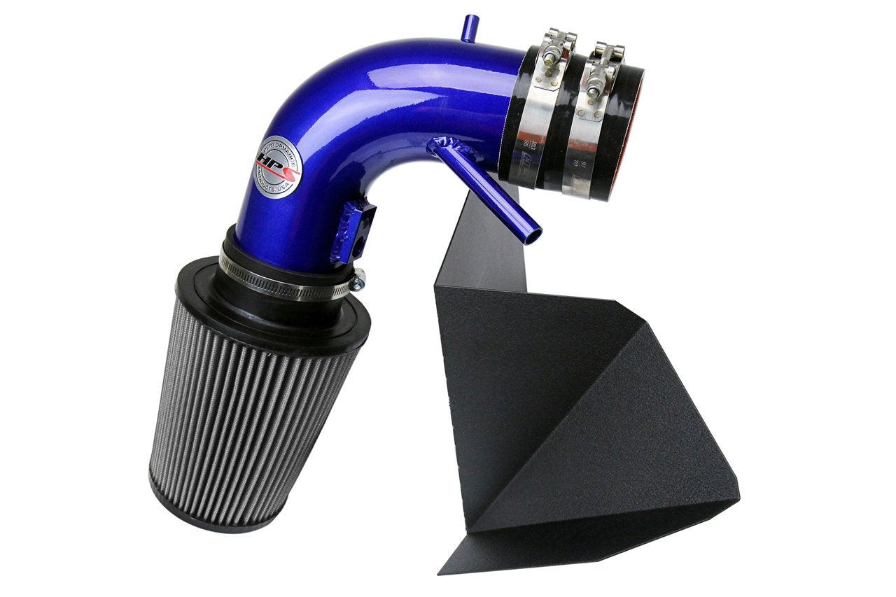HPS Performance Products HPS Shortram Air Intake Kit 2013-2016 Hyundai Genesis Coupe 3.8L V6, Includes Heat Shield, 827-525