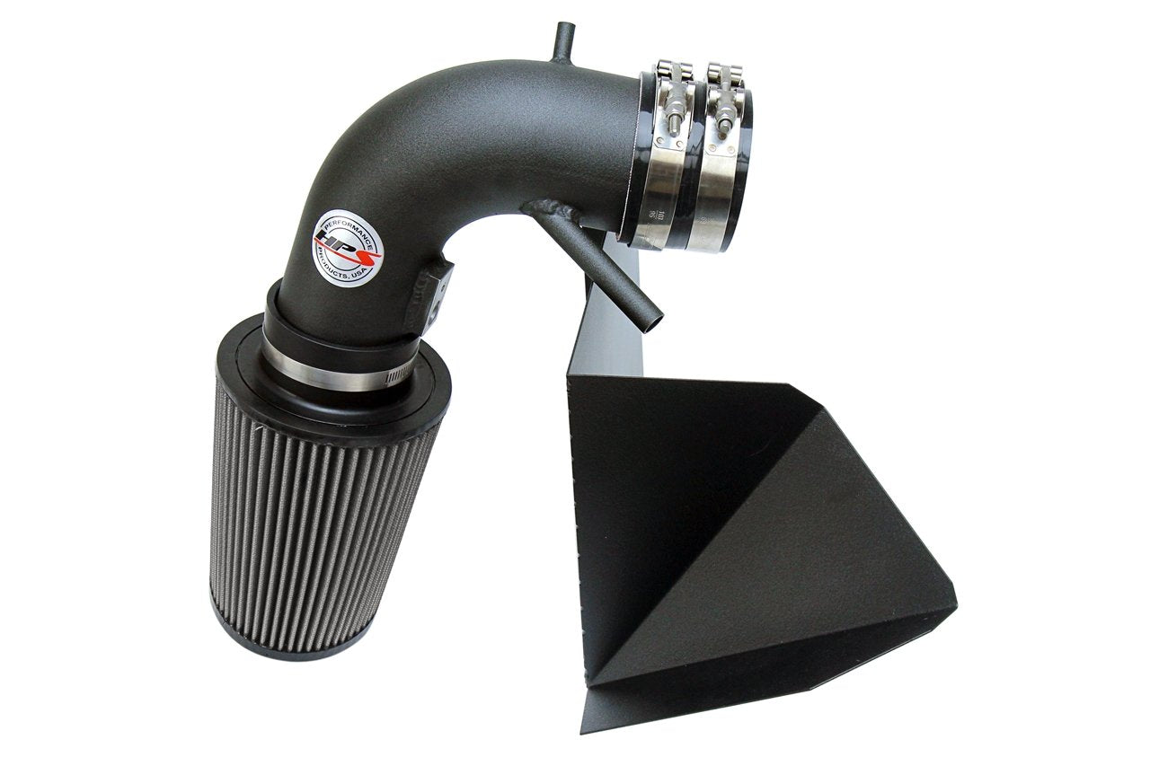 HPS Performance Products HPS Shortram Air Intake Kit 2013-2016 Hyundai Genesis Coupe 3.8L V6, Includes Heat Shield, 827-525