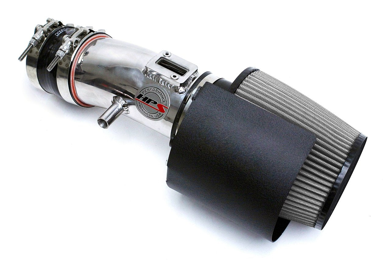 HPS Performance HPS Shortram Air Intake Kit 2009-2014 Nissan Maxima V6 3.5L, Includes Heat Shield, 827-533