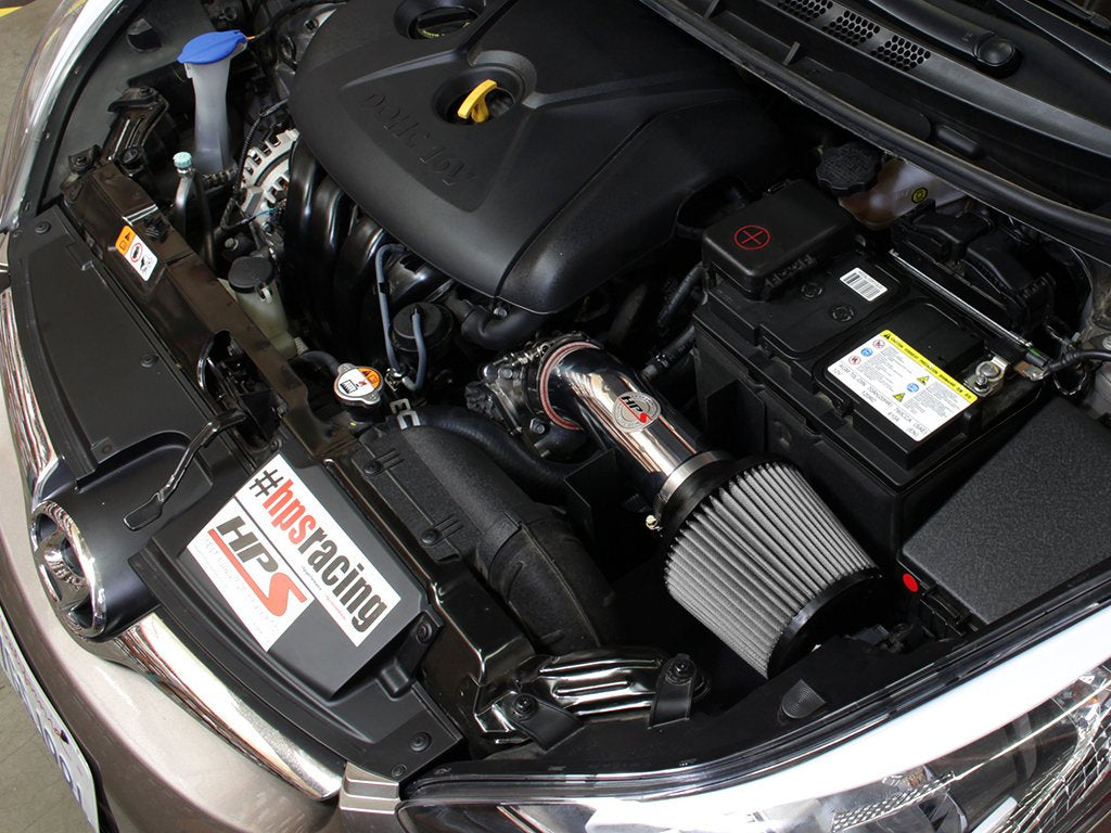 FR SPORT HPS Shortram Air Intake Kit 2011-2016 Hyundai Elantra 1.8L, Includes Heat Shield,...