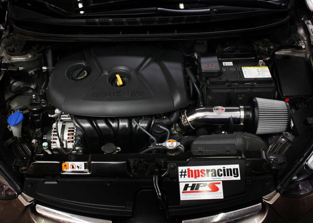 FR SPORT HPS Shortram Air Intake Kit 2011-2016 Hyundai Elantra 1.8L, Includes Heat Shield,...