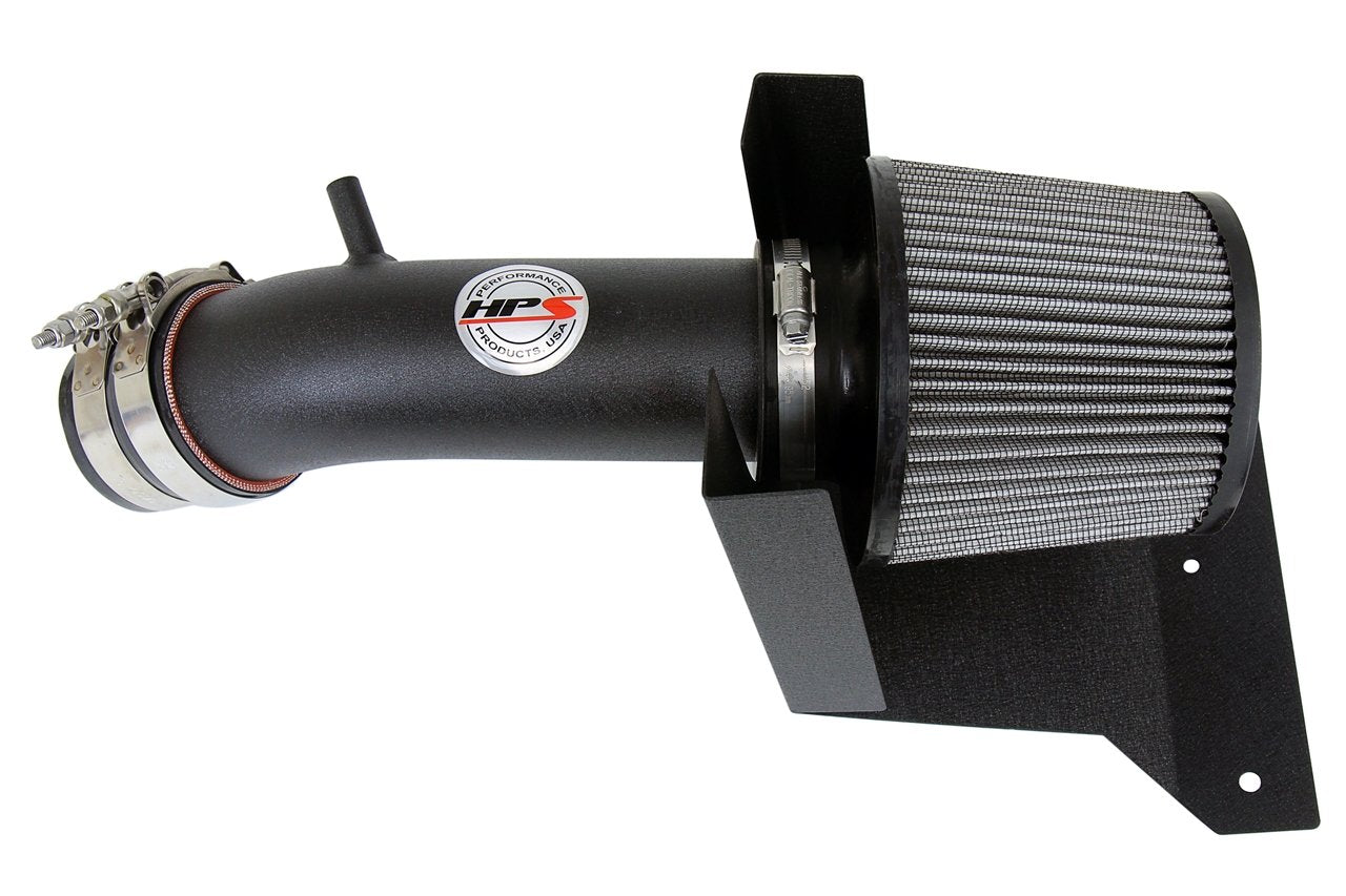HPS Shortram Air Intake Kit 2011-2016 Hyundai Elantra 1.8L, Includes Heat Shield, Black