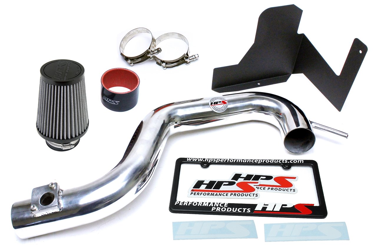 HPS Performance HPS Shortram Air Intake Kit 2010-2011 Subaru Legacy 2.5L Non Turbo, Includes Heat Shield, Polish