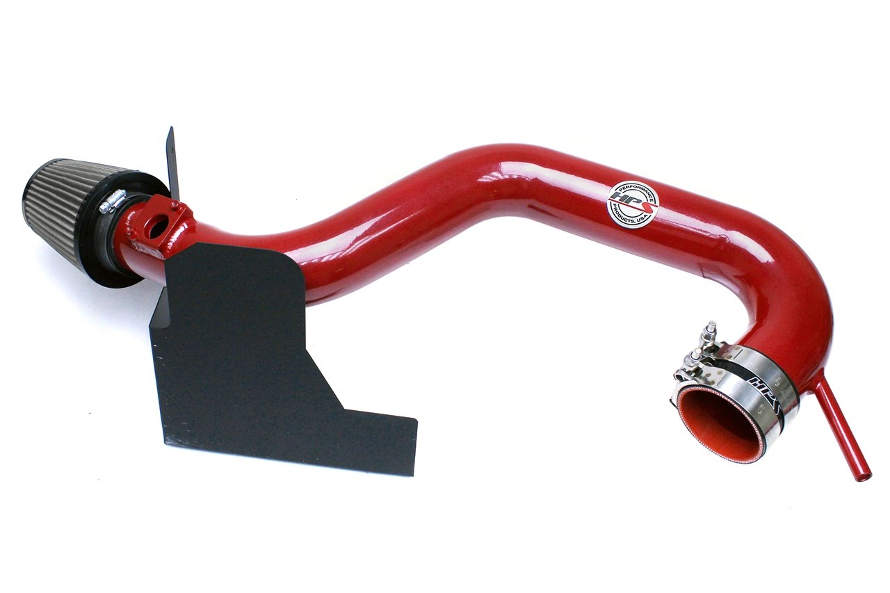 HPS Shortram Air Intake Kit 2010-2011 Subaru Legacy 2.5L Non Turbo, Includes Heat Shield, Red