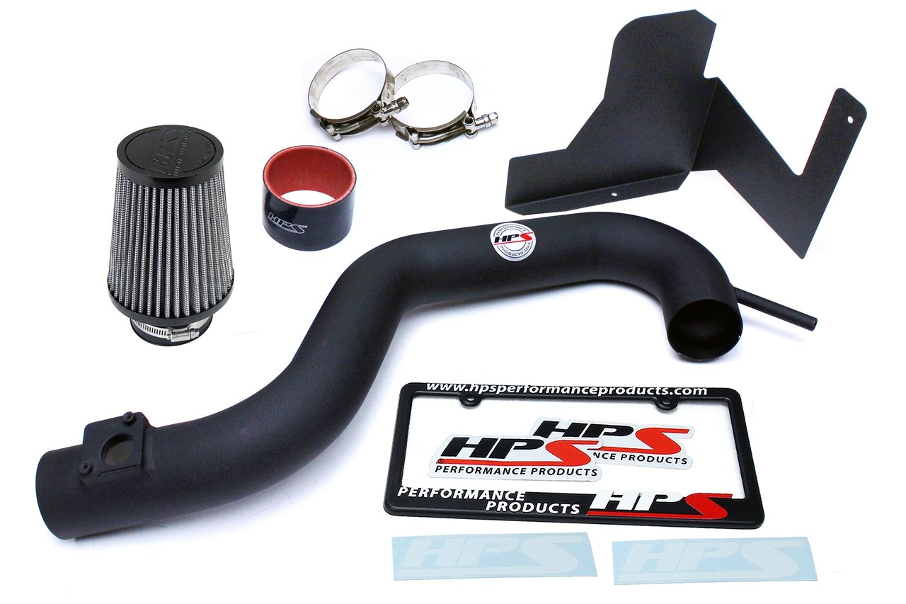HPS Performance Products HPS Shortram Air Intake Kit 2010-2012 Subaru Outback 2.5L Non Turbo, Includes Heat Shield, Black